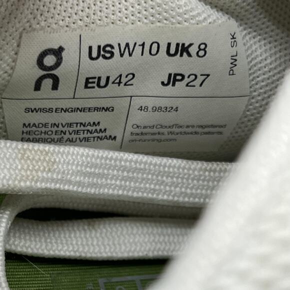 On Running The Roger Centre Court Shoes Womens Size 10 White Tennis Low Sneakers - Picture 8 of 8